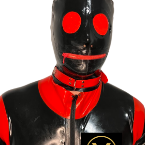 Latex Hood – Black & Red Edition