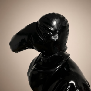 Latex Hood with Attached Bag